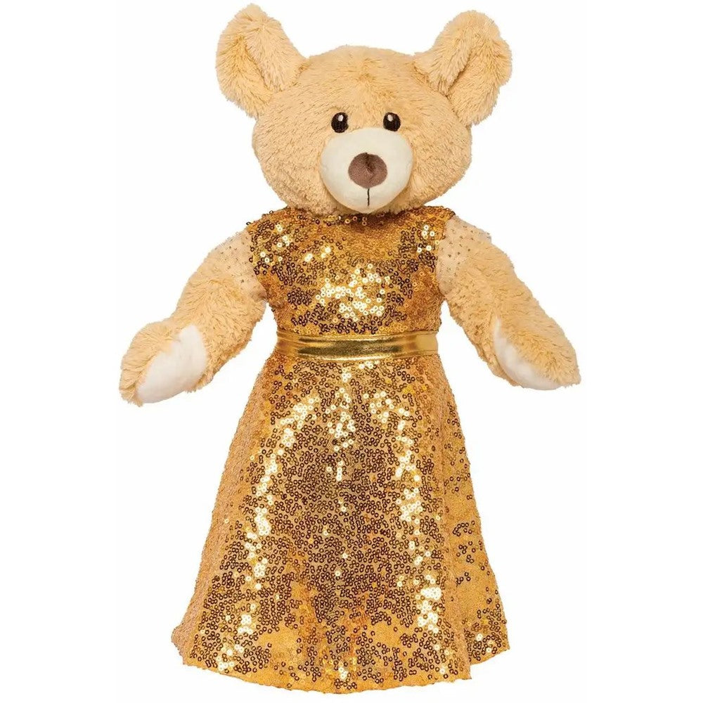 Puppenkleid Goldstar Größe 35-45cm
