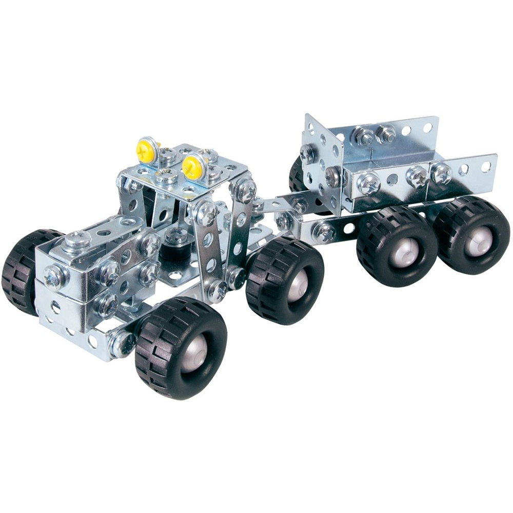 Eitech Kleiner Traktor mit Anhänger - Metallbaukasten 00260