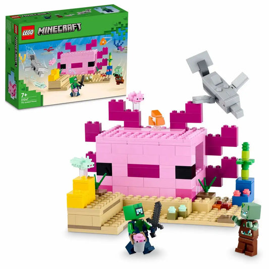 LEGO Minecraft Das Axolotl-Haus 21247