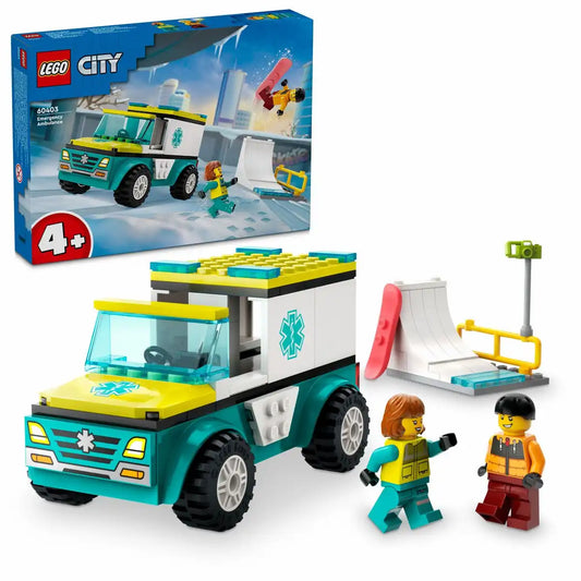LEGO CITY Rettungswagen und Snowboarder 60403