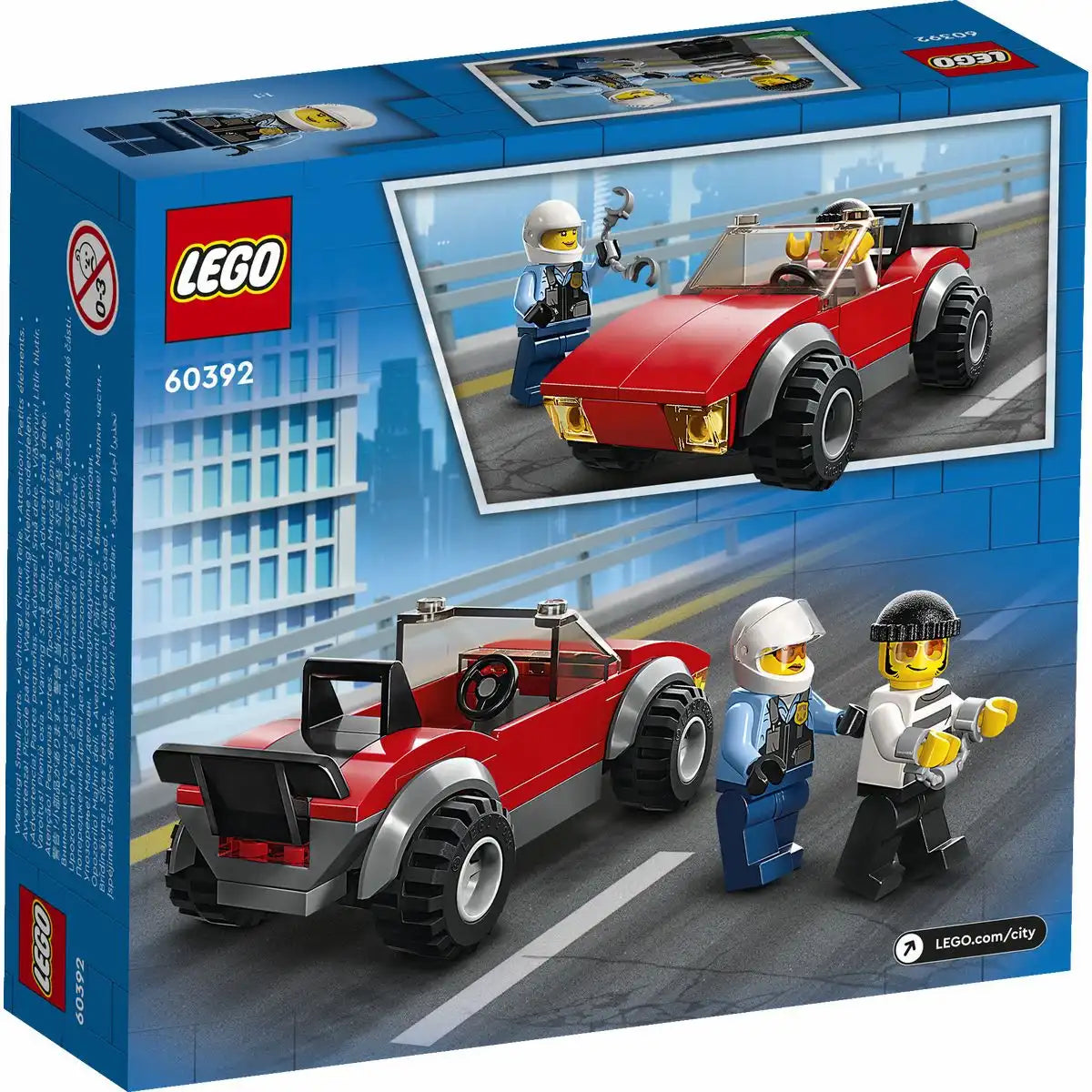 LEGO CITY Verfolgungsjagd mit dem Polizeimotorrad 60392