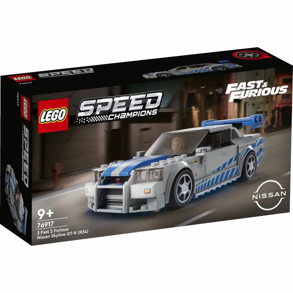 LEGO SPEED CHAMPIONS 2 Fast 2 Furious Nissan Skyline GT-R (R34) 76917