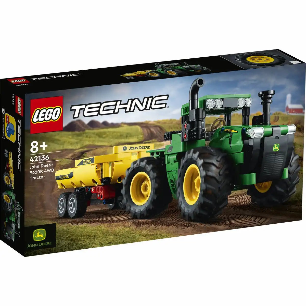 LEGO TECHNIC John Deere 9620R 4WD Traktor 42136