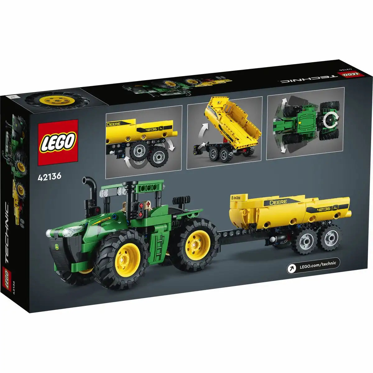 LEGO TECHNIC John Deere 9620R 4WD Traktor 42136