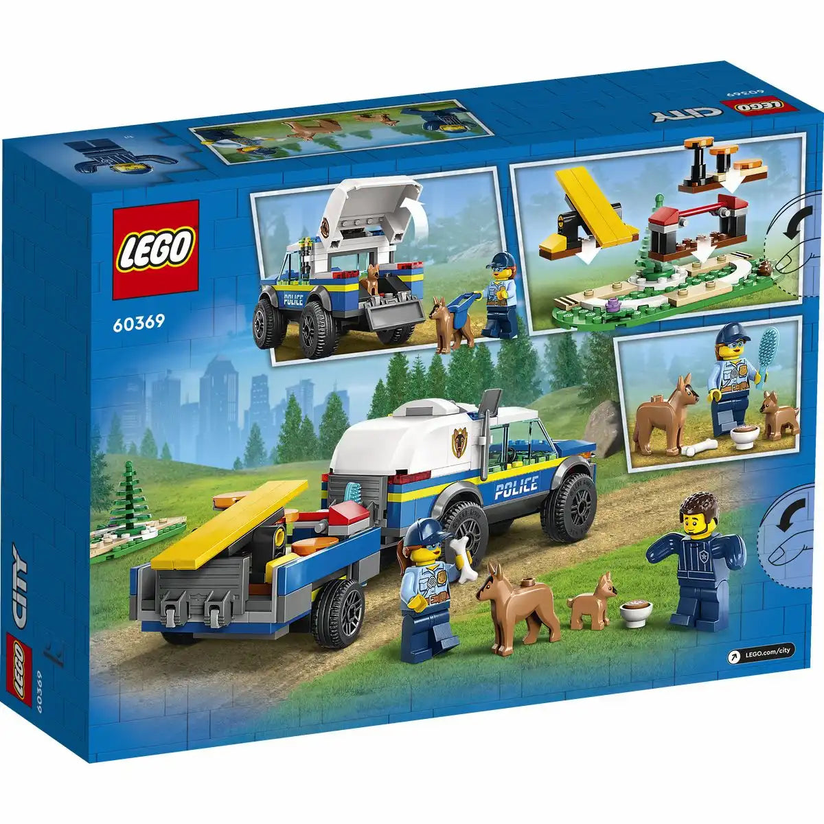 LEGO CITY Mobiles Polizeihunde-Training 60369