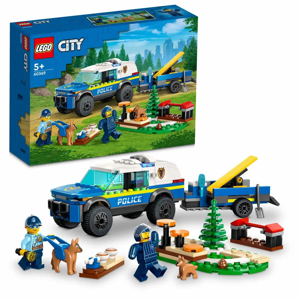 LEGO CITY Mobiles Polizeihunde-Training 60369