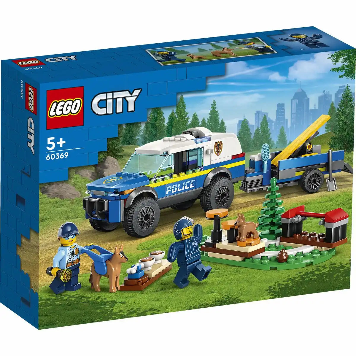 LEGO CITY Mobiles Polizeihunde-Training 60369