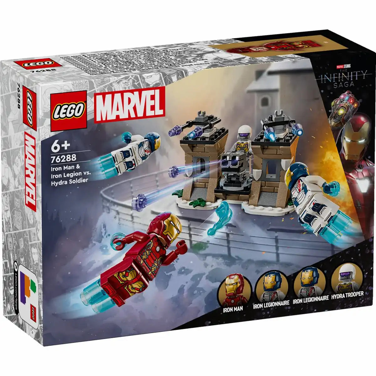 LEGO Marvel Super Heroes Iron Man & Iron Legion verses HYDRA-Soldat 76288
