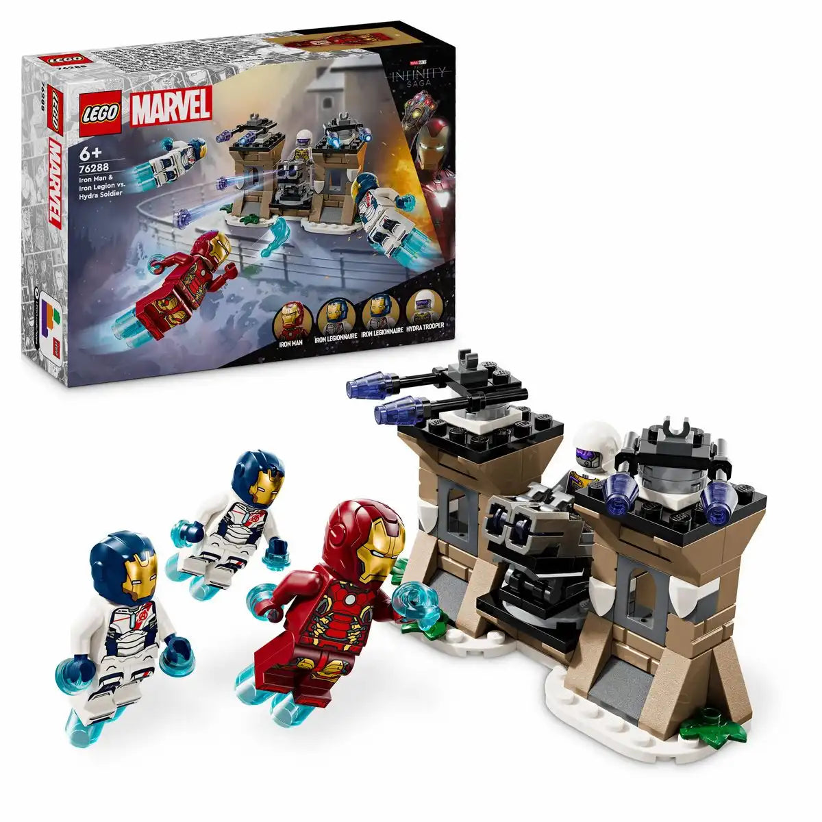 LEGO Marvel Super Heroes Iron Man & Iron Legion verses HYDRA-Soldat 76288