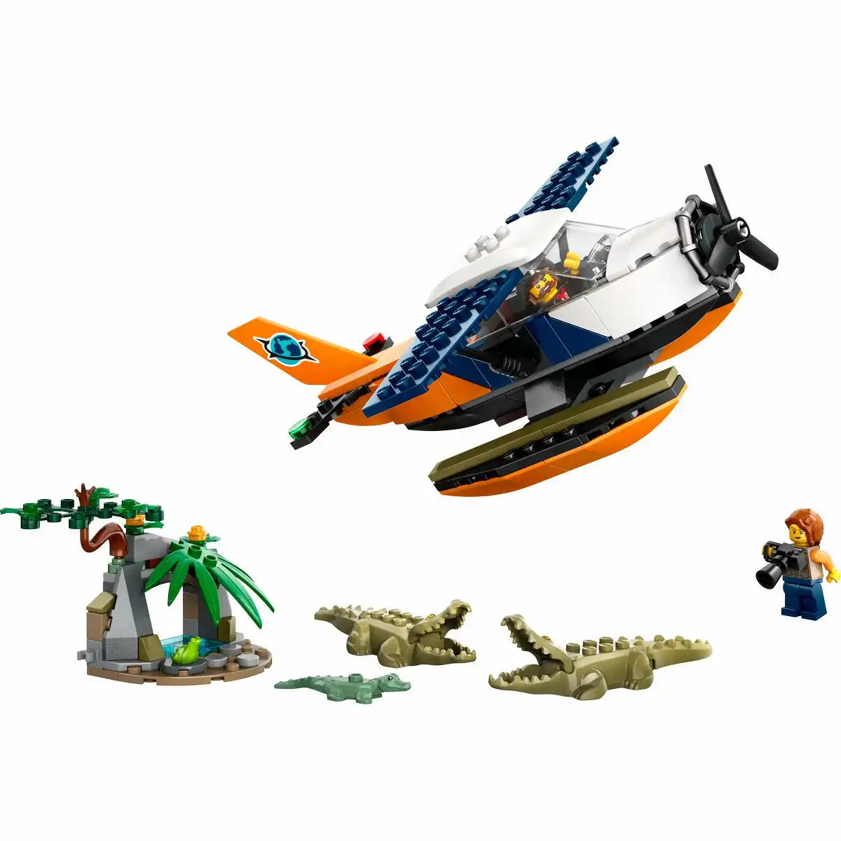 LEGO CITY Dschungel Forscher-Wasserflugzeug 60425