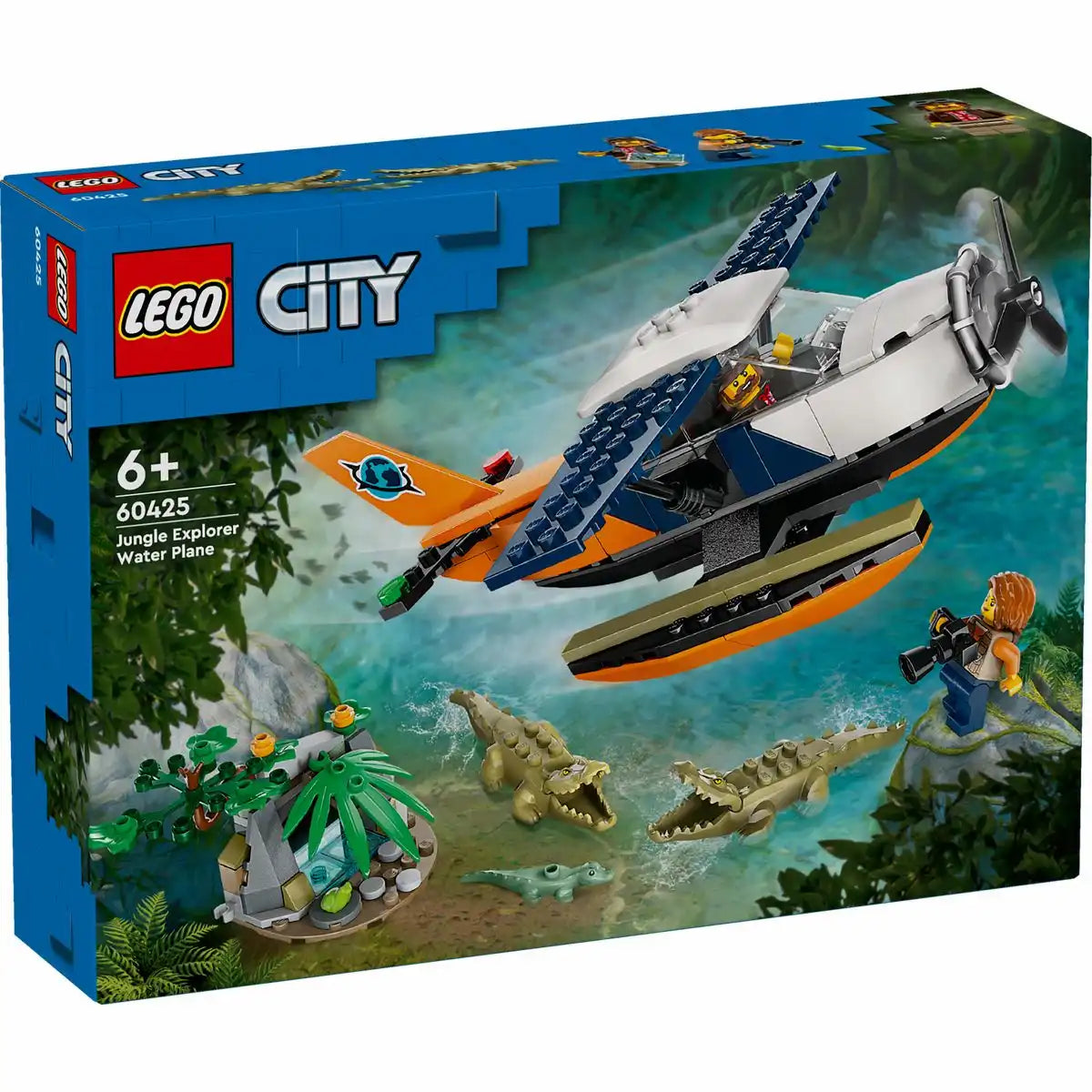 LEGO CITY Dschungel Forscher-Wasserflugzeug 60425