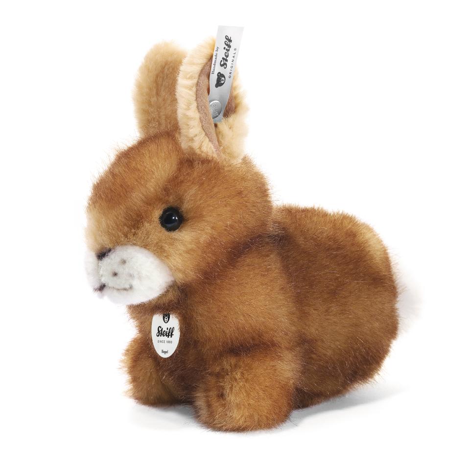 Hoppel Hase 14 braun gespitzt sitzend
