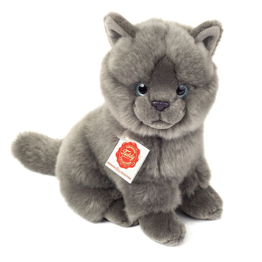 Kartäuser Katze sitzend 20 cm