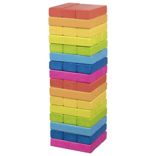 Geschicklichkeitsspiel Wackelturm Regenbogen