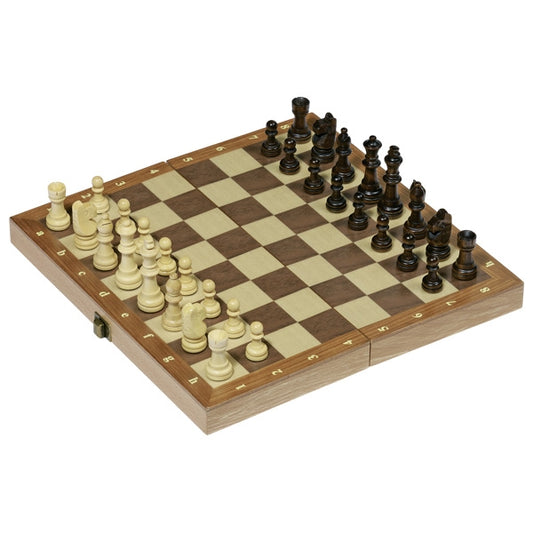 Schachspiel in Holzklappkassette