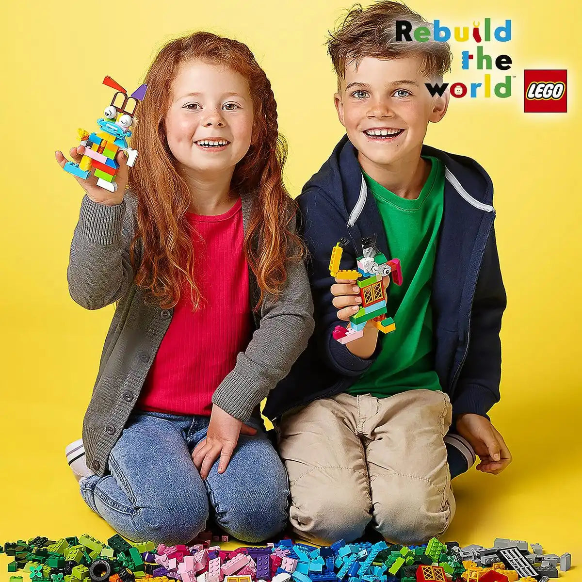 LEGO Classic Bausteine Box mittelgroß 10696