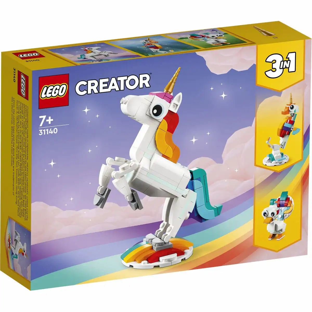 LEGO CREATOR 3in1 Magisches Einhorn 31140