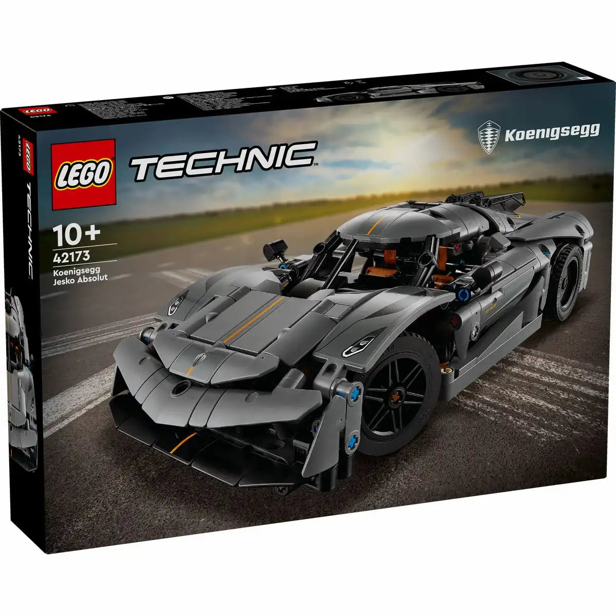LEGO TECHNIC Königsegg Jesko Absolut Supersportwagen in grau 42173