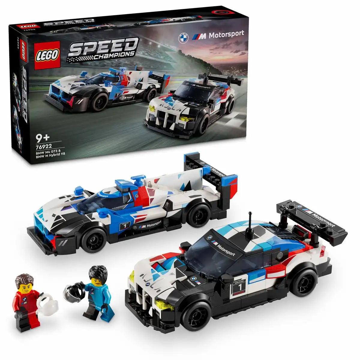 LEGO SPEED CHAMPIONS BMW M4 GT3 & BMW Hybrid V8 76922