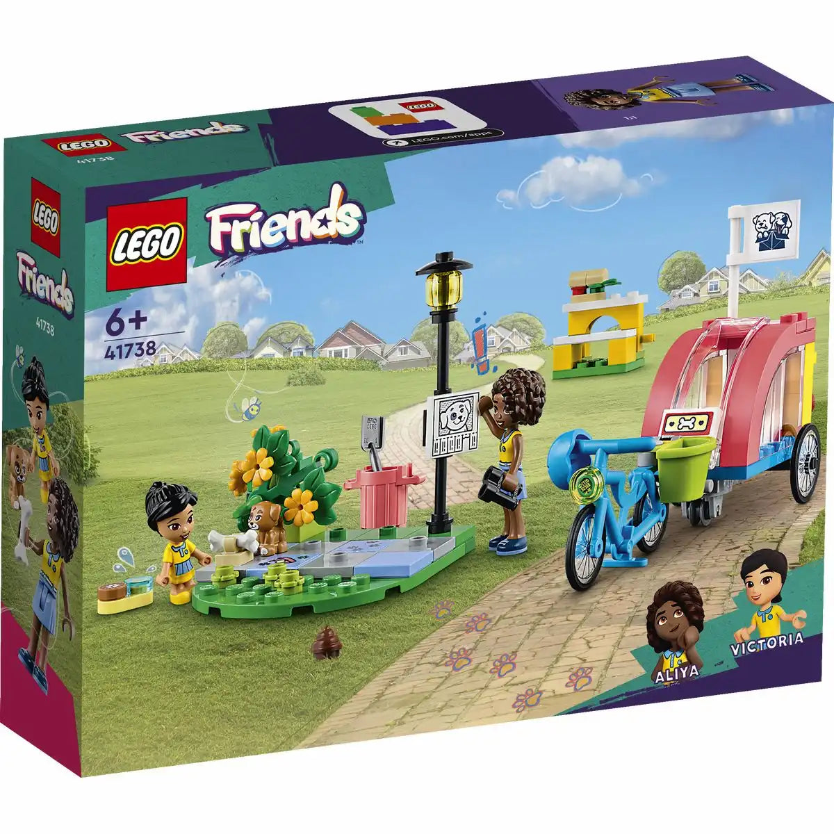 LEGO Friends Hunderettungsfahrrad 41738