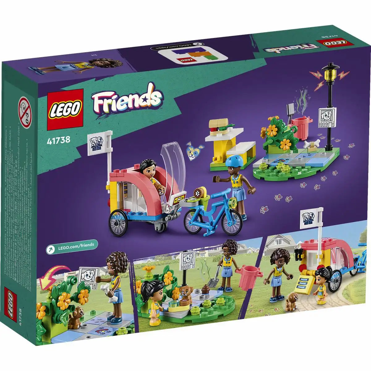 LEGO Friends Hunderettungsfahrrad 41738