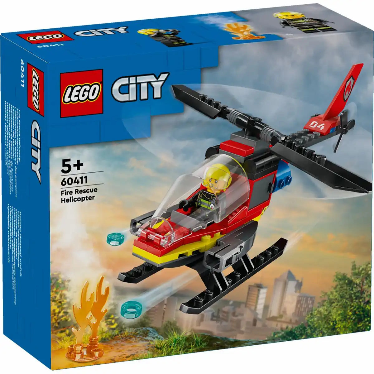 LEGO CITY Feuerwehrhubschrauber 60411