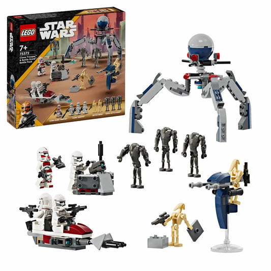 LEGO STAR WARS Clone Trooper & Battle Droid Battle Pack 75372