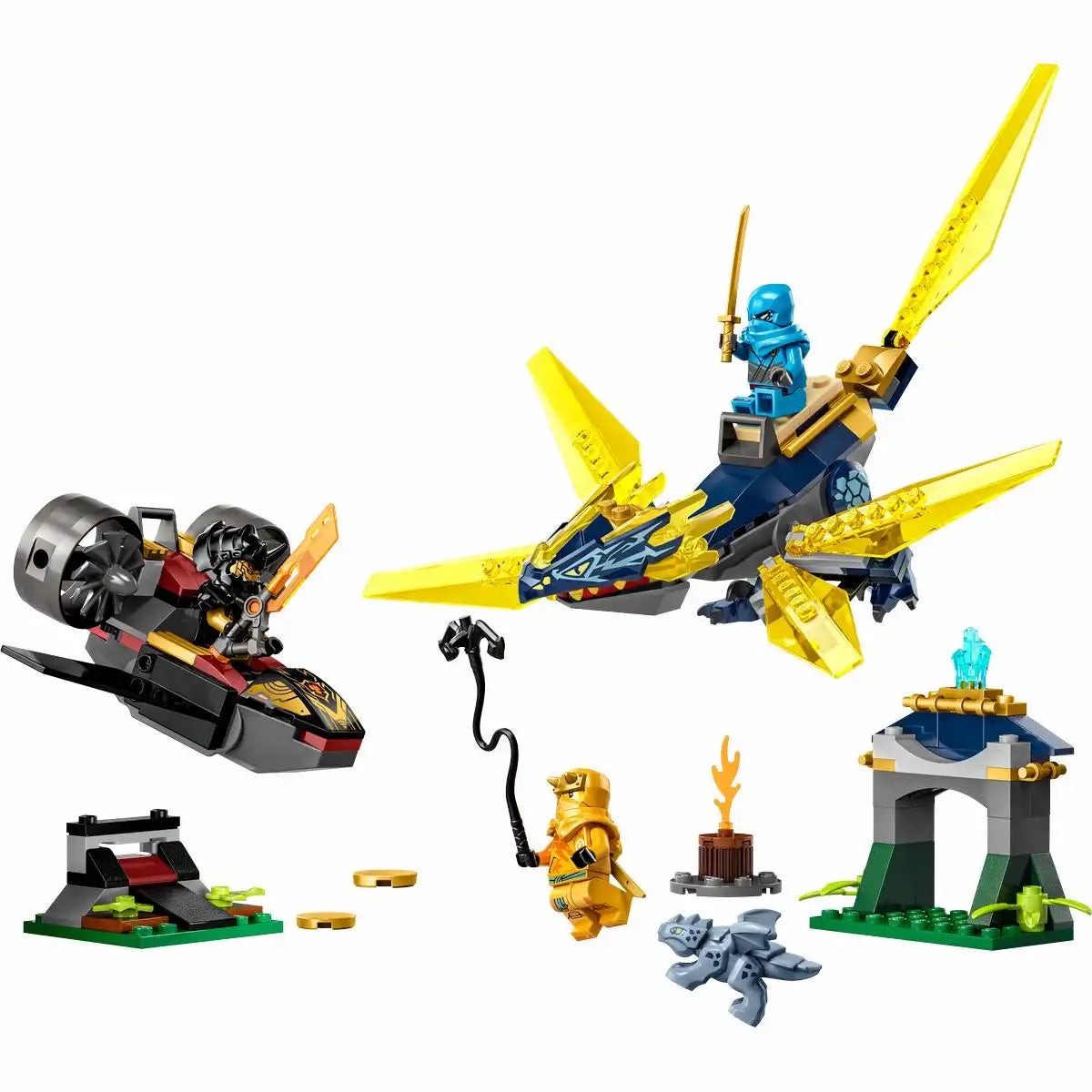 LEGO NINJAGO Duell zwischen Nya und Arins Babydrachen 71798