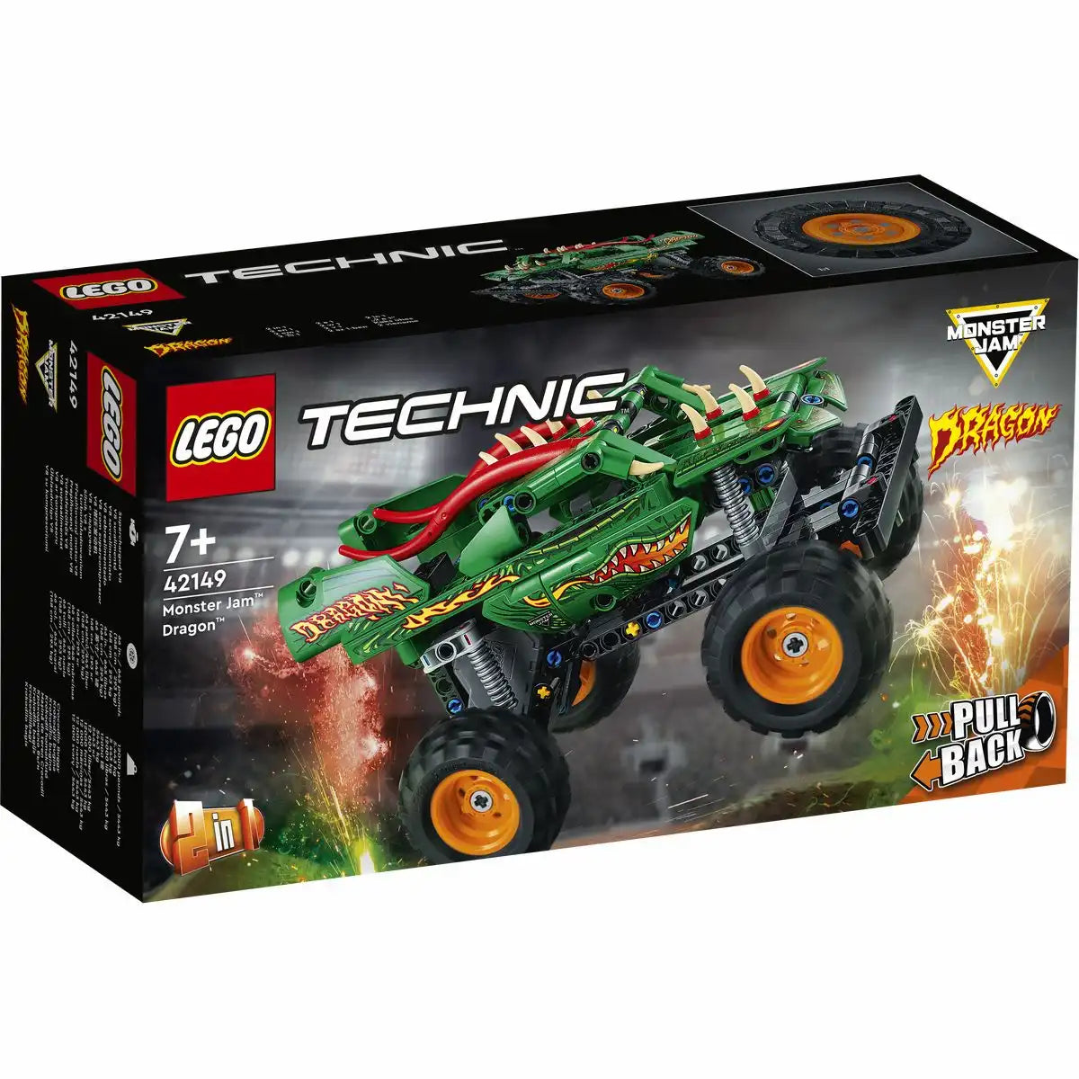 LEGO TECHNIC Monster Jam Dragon 42149