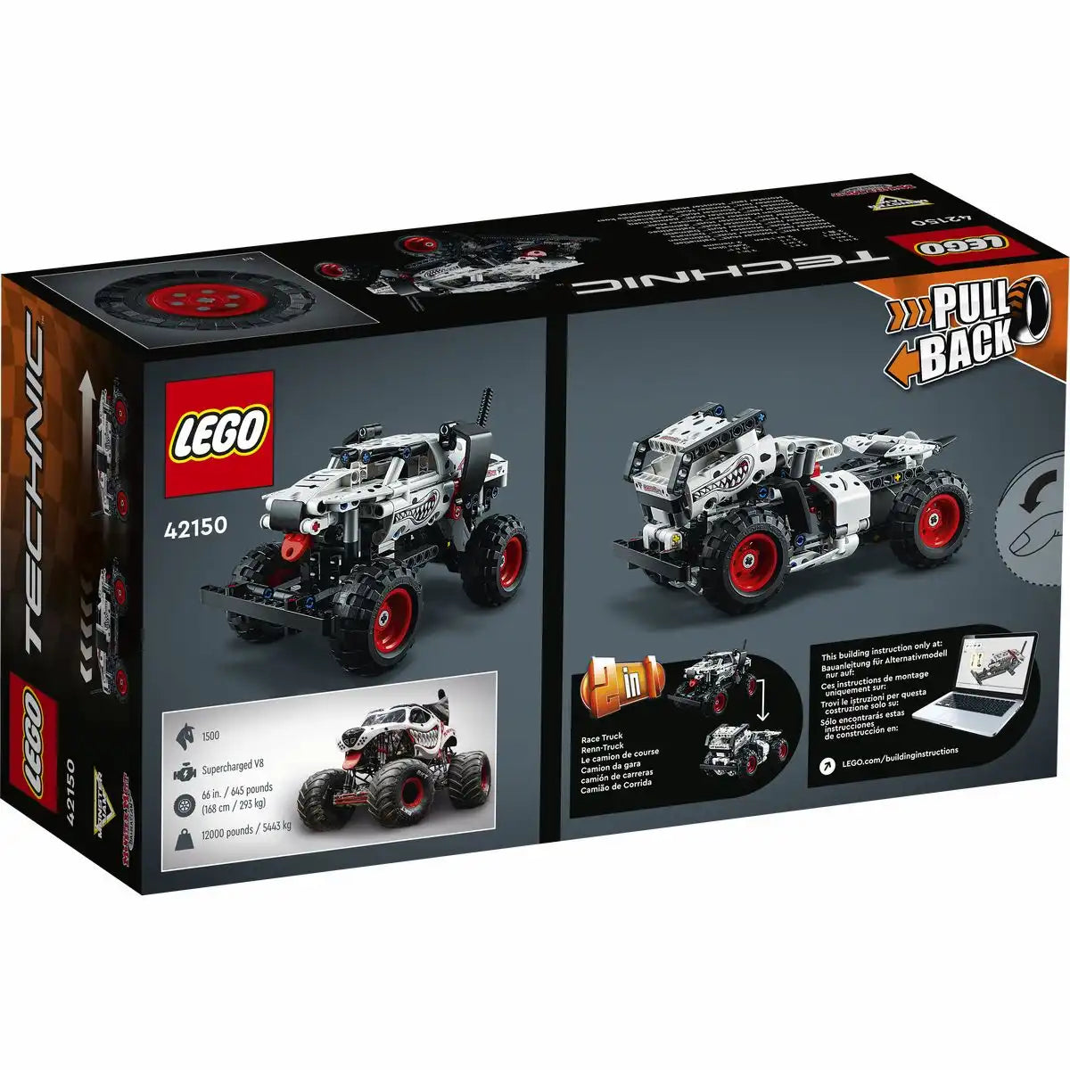 LEGO TECHNIC Monster Jam Monster Mutt Dalmatian 42150
