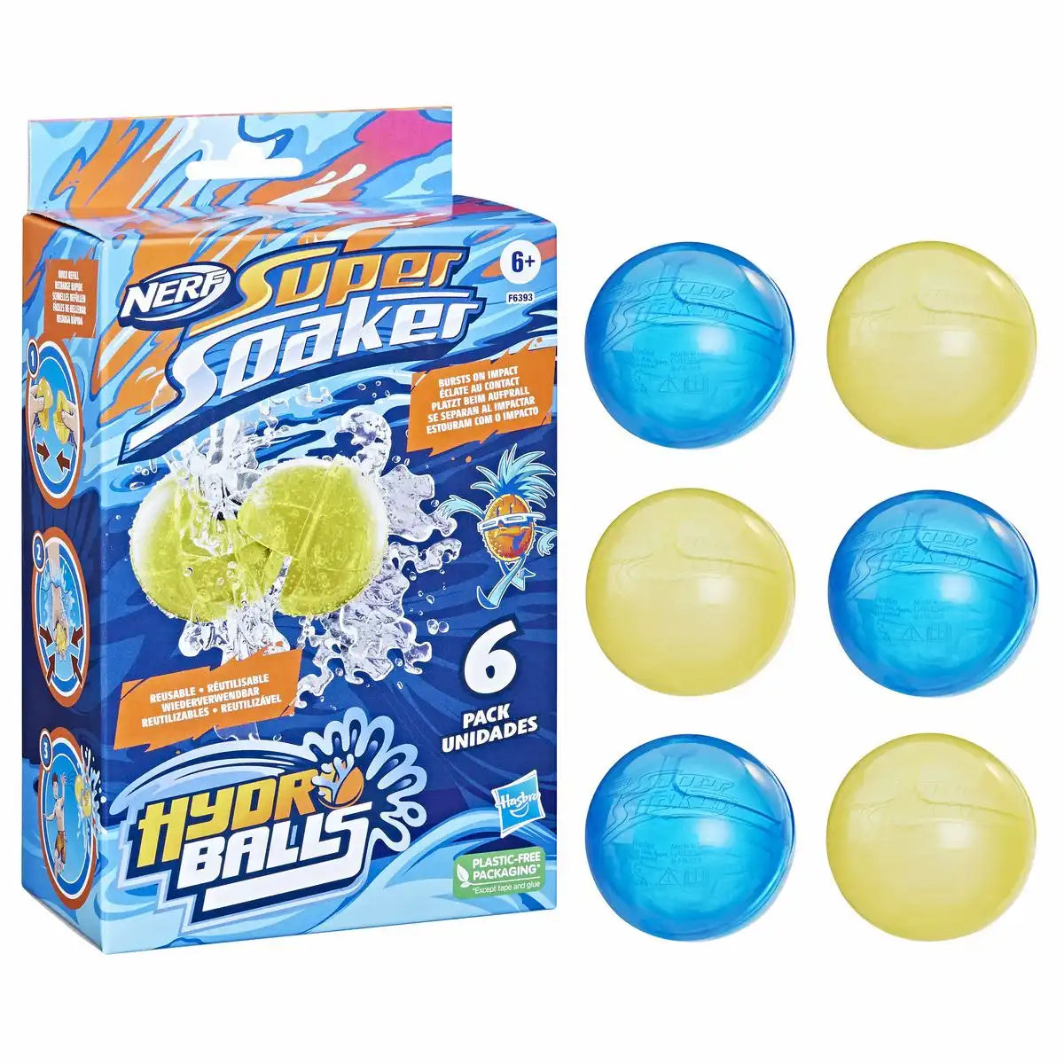 NERF Super Soaker HYDRO BALLS 6er