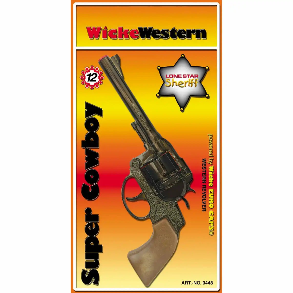 Spielzeugpistole Cowboy Revolver 12 Schu