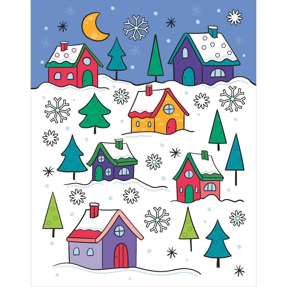 Diamant-Stickerheft - Wintertraum