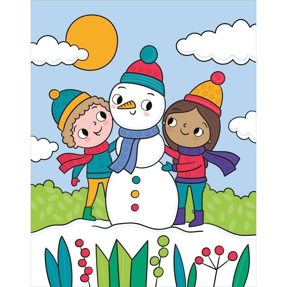 Diamant-Stickerheft - Wintertraum