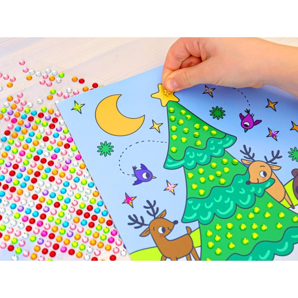 Diamant-Stickerheft - Wintertraum