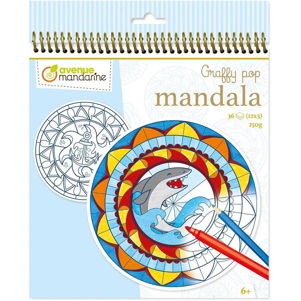 Graffy Pop Mandala, Junge - Mehrfarbig