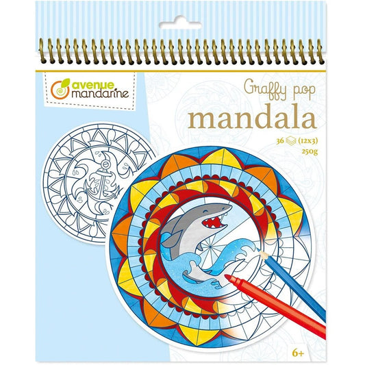 Graffy Pop Mandala, Junge - Mehrfarbig