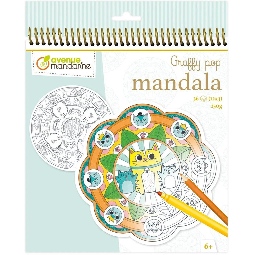 Mandala Graffy Pop Tiere