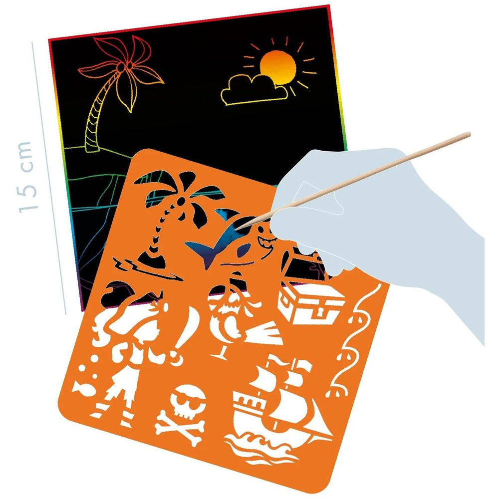 Kratzbilder Graffy Scratch Piraten
