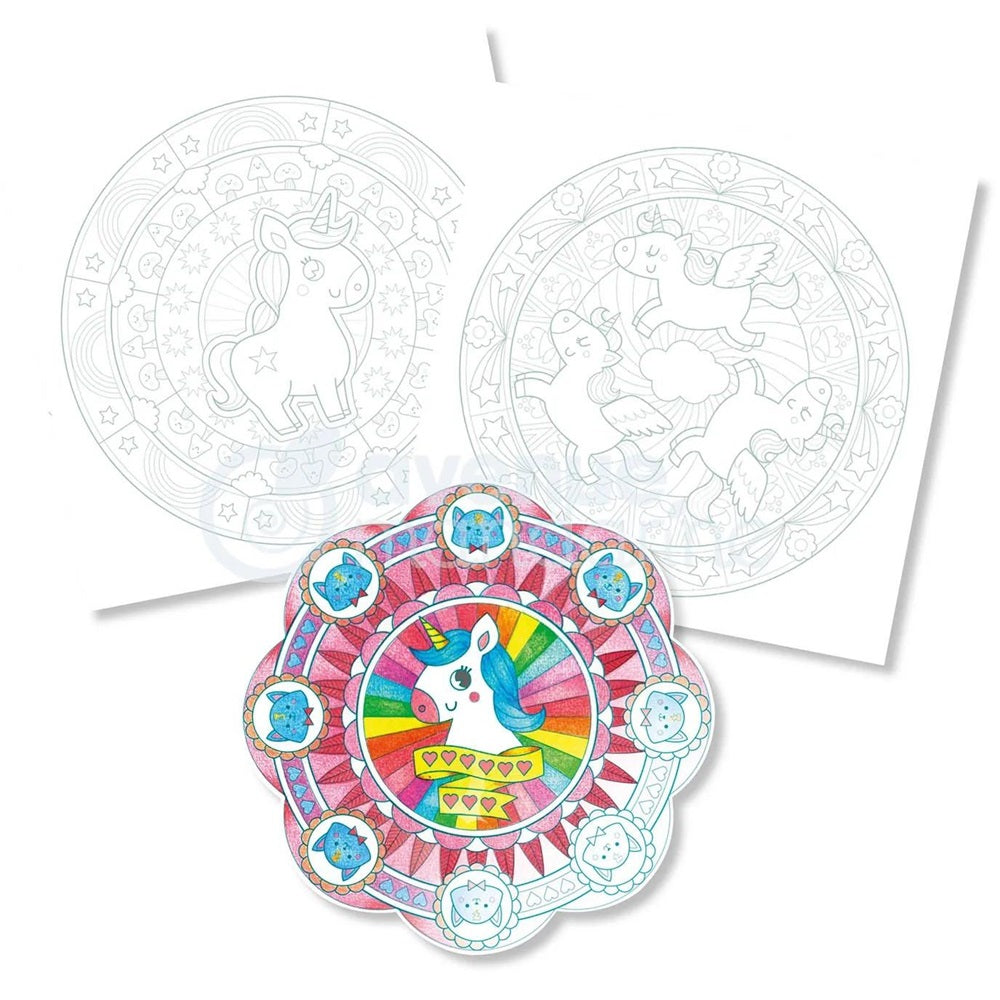 Graffy Mandala Magie Einhorn