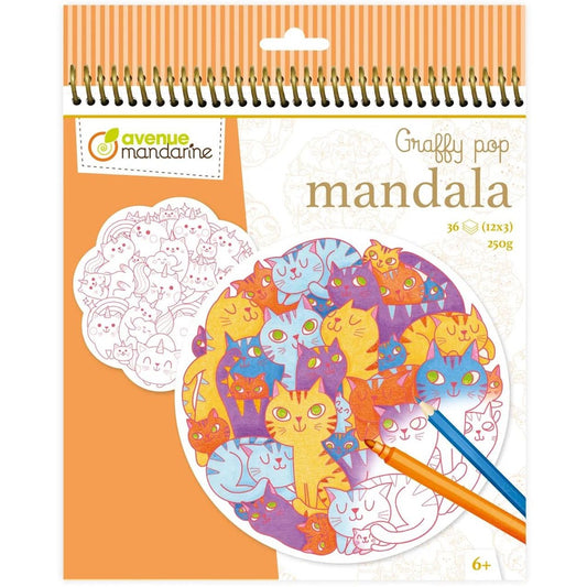 Graffy Mandala Katzen-Durcheinander