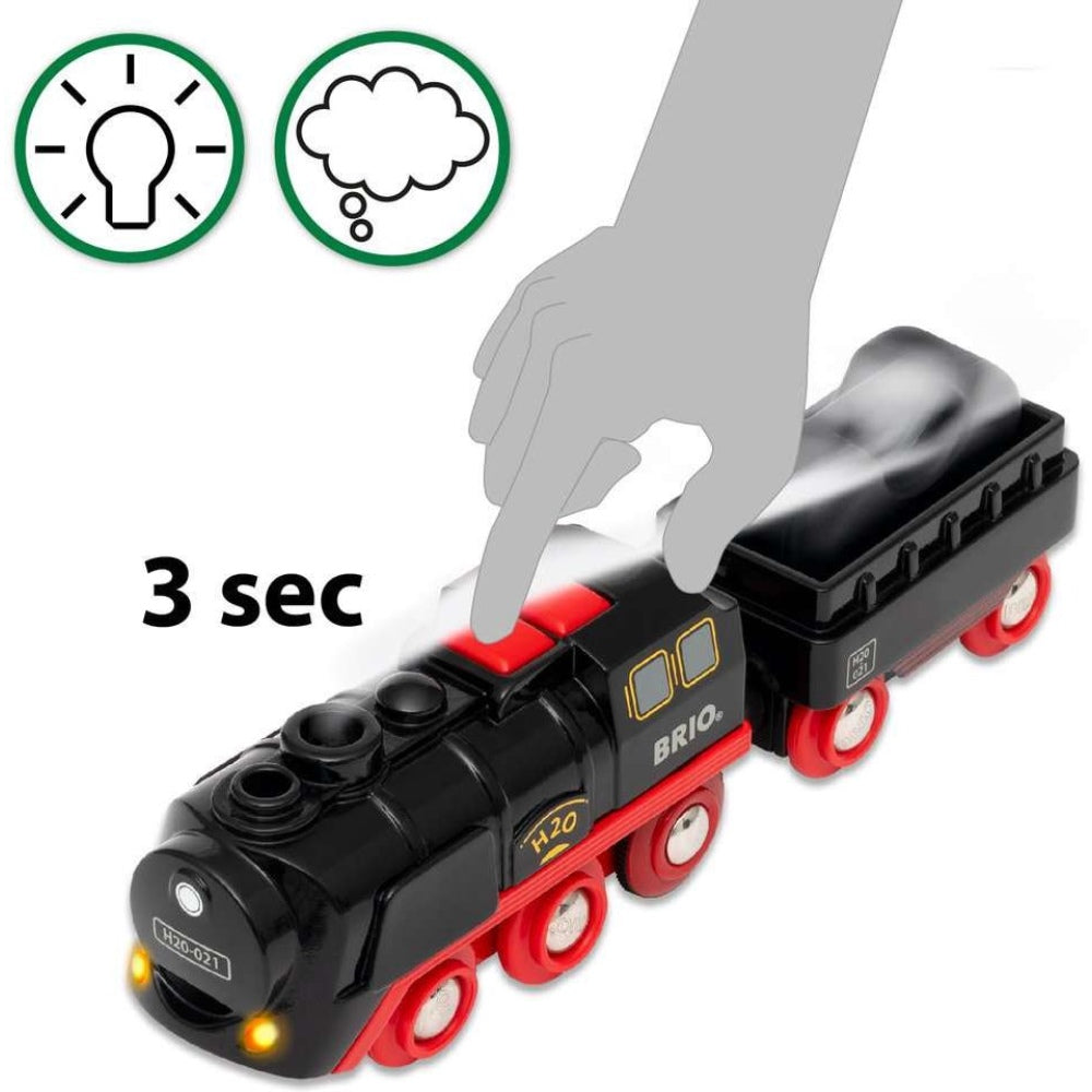 Brio Batterie-Dampflok mit Wassertank 33884
