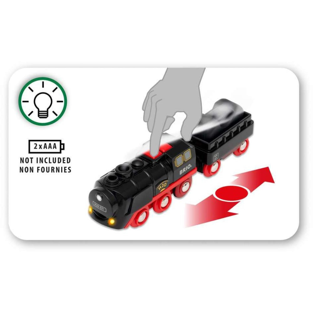 Brio Batterie-Dampflok mit Wassertank 33884