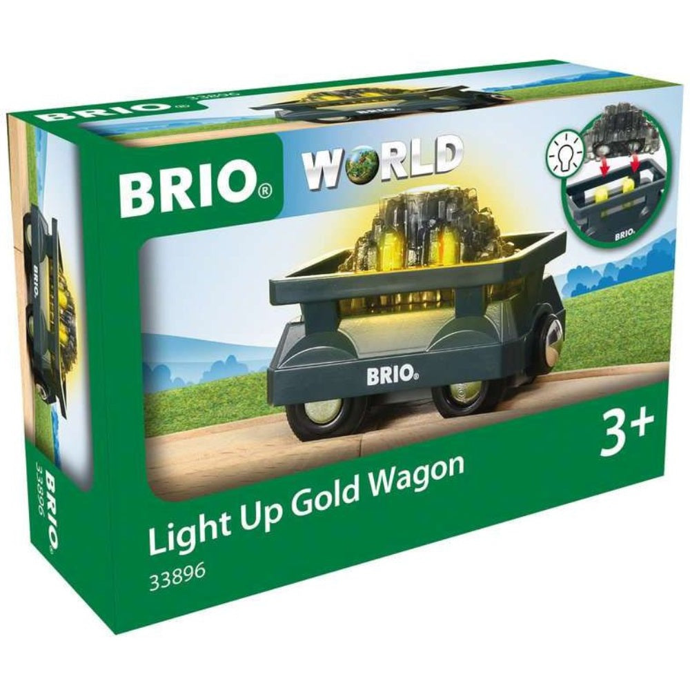 Brio Goldwaggon mit Licht 33896