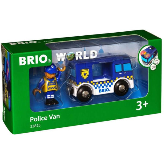 Brio Polizeiwagen mit Licht und Sound 33825