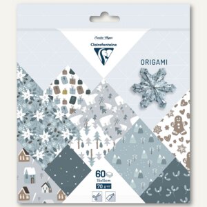 Origami Paper Polarweihnacht