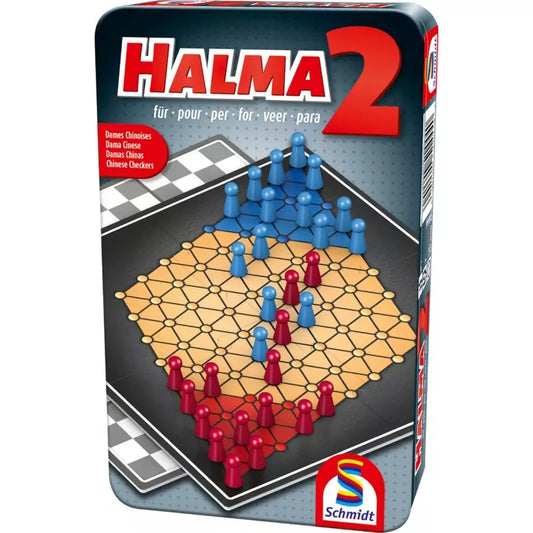 Mitbringspiel Halma für 2