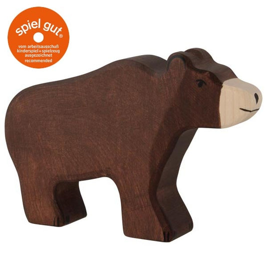 Holztiger Braunbär