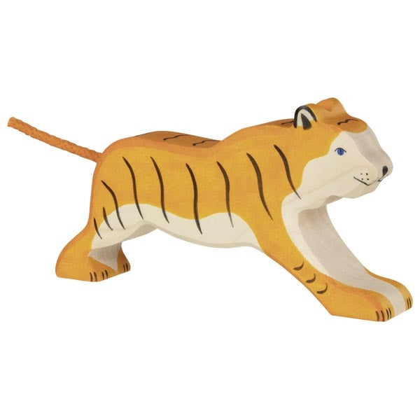 Holztiger Tiger laufend