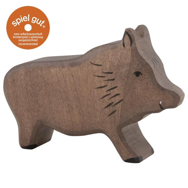 Holztiger Wildschwein Eber